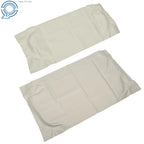 Set of 2 Front Seat Covers for EZGo TXT Golf Cart (1995–2013) White