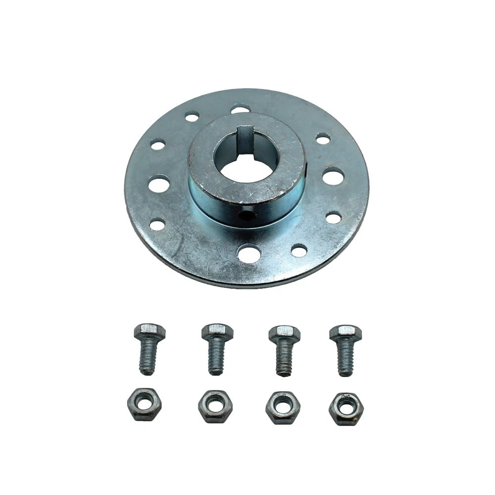 Go Kart Sprocket Brake Mini Hub with Hardware - 1" Bore, 1/4" Keyway