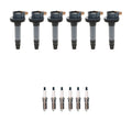 Set of 6 Ignition Coils & Denso Iridium Spark Plugs for F-150 (2015–2020)