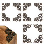 12x Butterfly Style Corner Protector Guards for Jewelry Box Desk Book