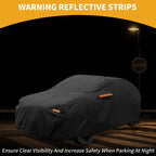 Car Cover Waterproof All Weather for Audi Q2 (2016–2023) 210D-PU Zippers