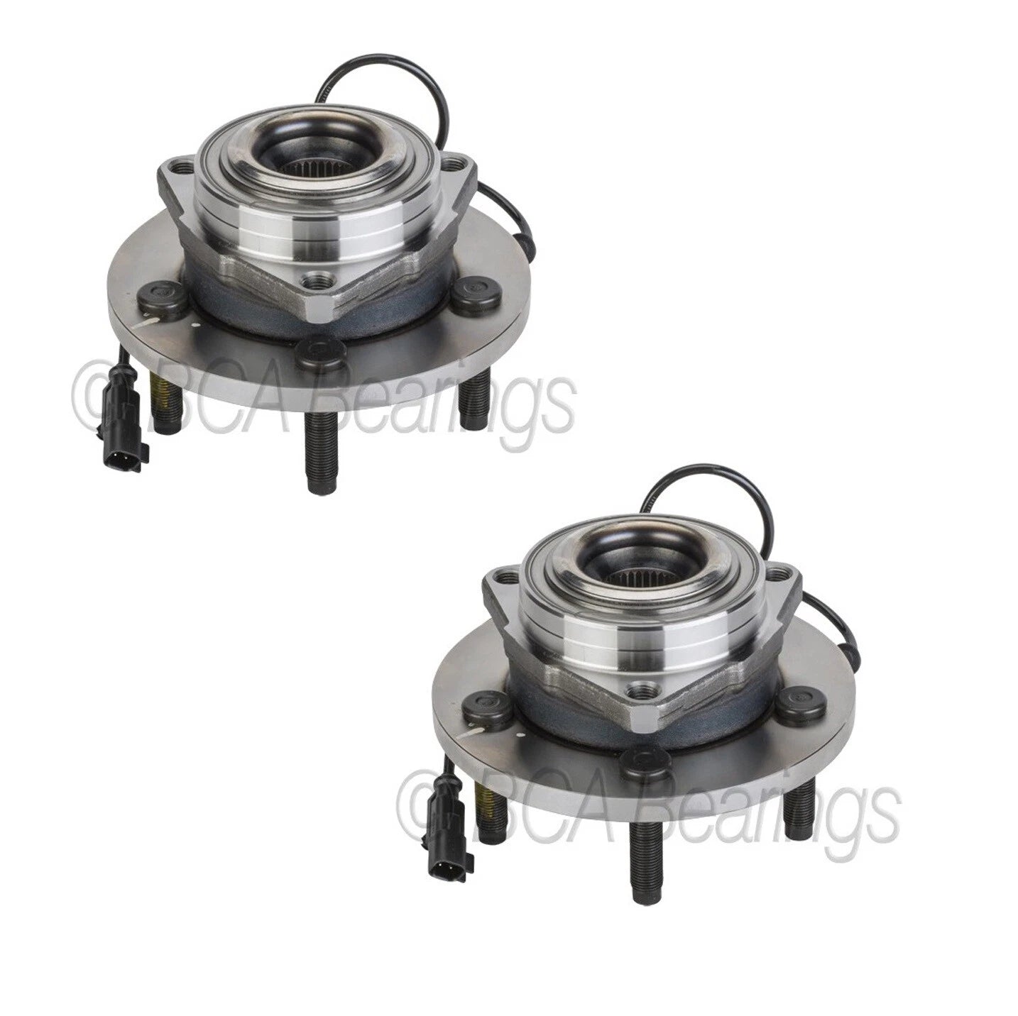 2 Front Wheel Bearing & Hub Assemblies for Chrysler Aspen Dodge Durango (2007–2009)