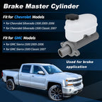 Brake Master Cylinder with Reservoir for Chevy Silverado 1500 (No.M630325)