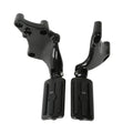 Footpegs with Mount Brackets for Harley Sportster XL 883 1200 (2014–2022) Black