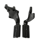Footpegs with Mount Brackets for Harley Sportster XL 883 1200 (2014–2022) Black