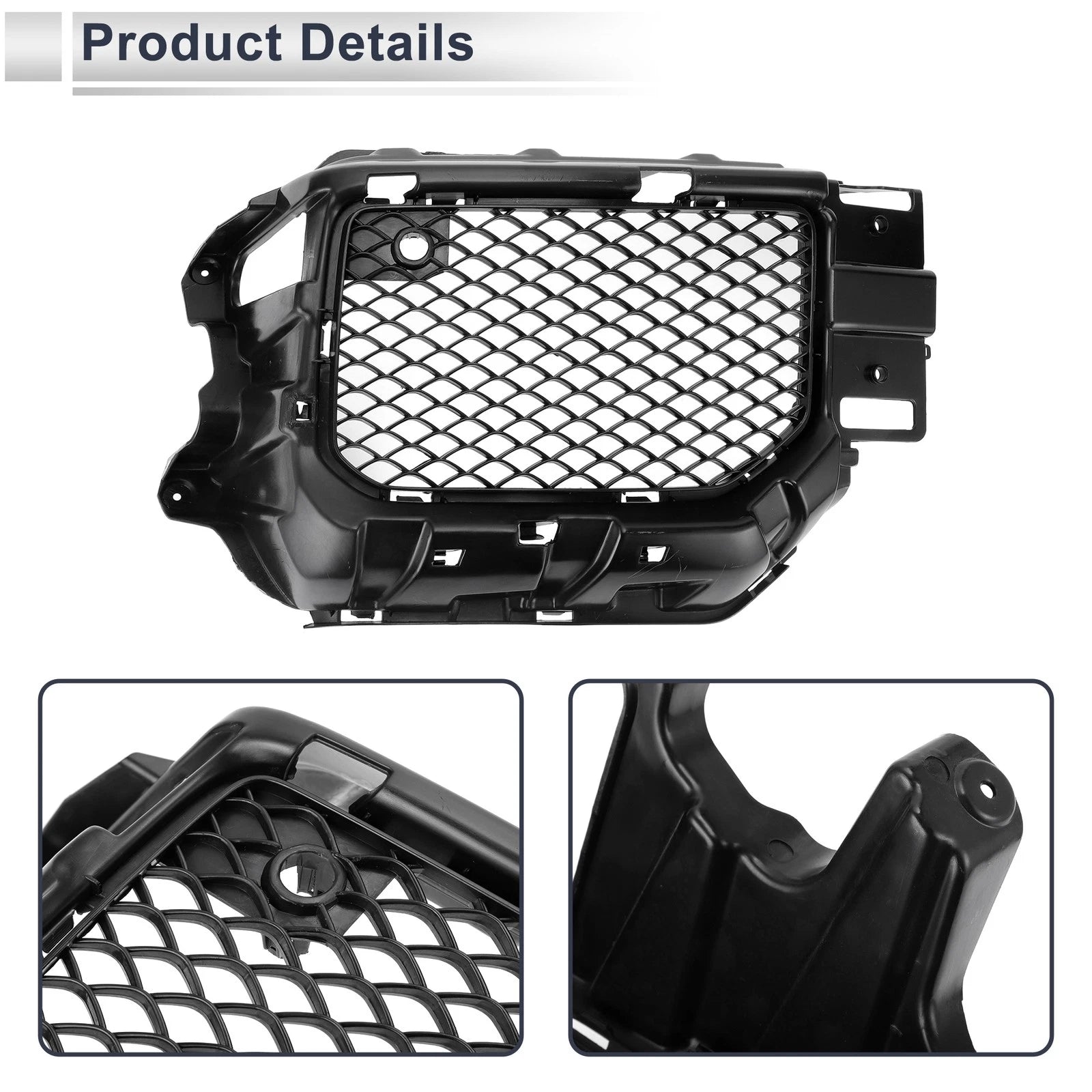 1 Pc Fog Light Grill for Mercedes-Benz (No. 4638850254) (2019–2023) Black