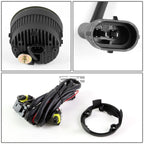 3.5" Round Aluminum Housing Smoked 5W LED Fog Light Lamp + Mount for
