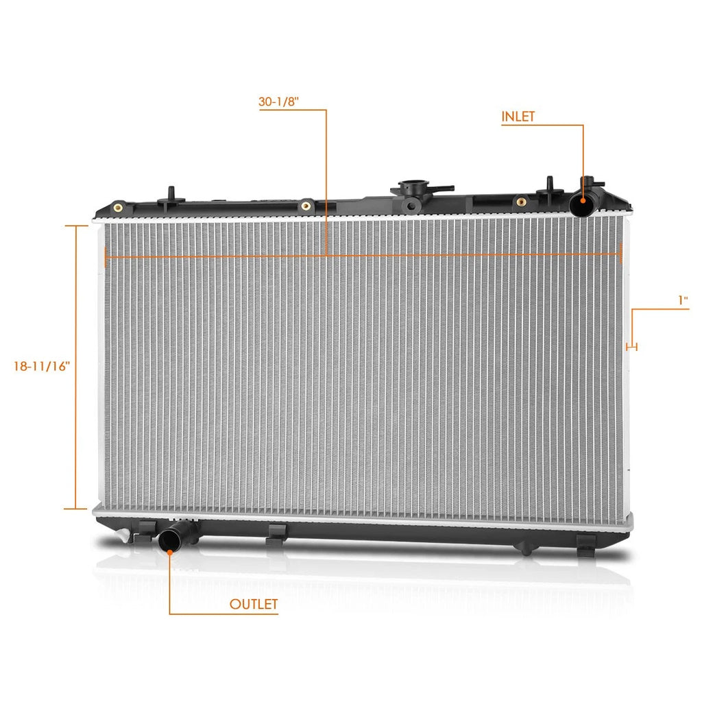 Aluminum Cooling Radiator DPI-13066 for Toyota Highlander Hybrid (2008–2010)