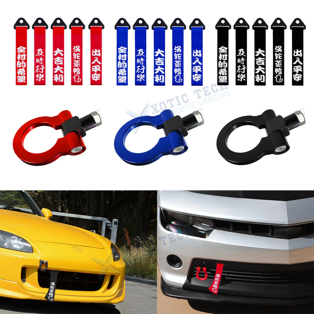 Sporty Front Bumper Towing Strap & Tow Hook for Honda S2000 (2002–2009)