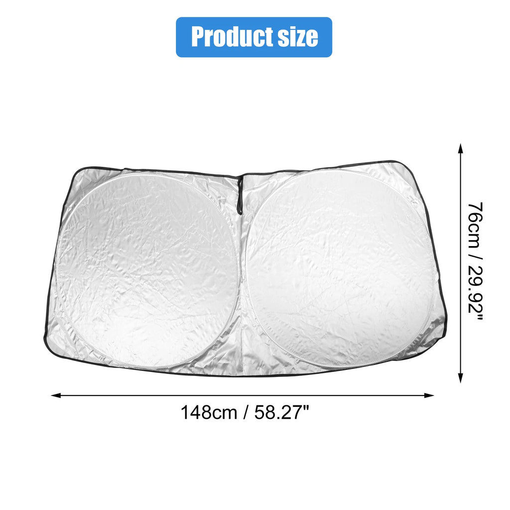 Foldable Windshield Sun Shade for Mercedes-Benz GLE (2016–2019) 734301081597