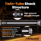 Front Lowering Shocks for Chevrolet S10/GMC Sonoma (1982–2004) 2"-5" Drop
