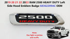 Left Side Hood Emblem Badge for RAM 2500 Heavy Duty (2019–2023) 68362209AC