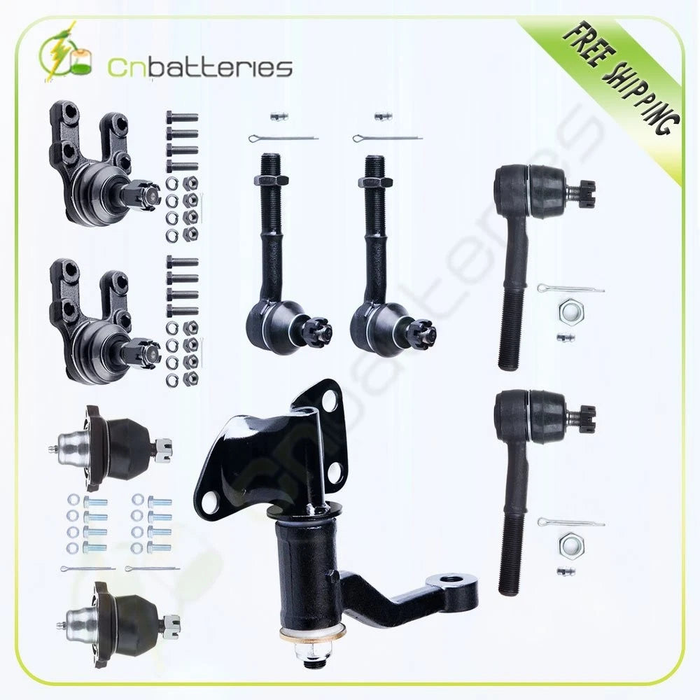 9pcs Front Ball Joints Tie Rod Links Idler Arm for Nissan Pathfinder