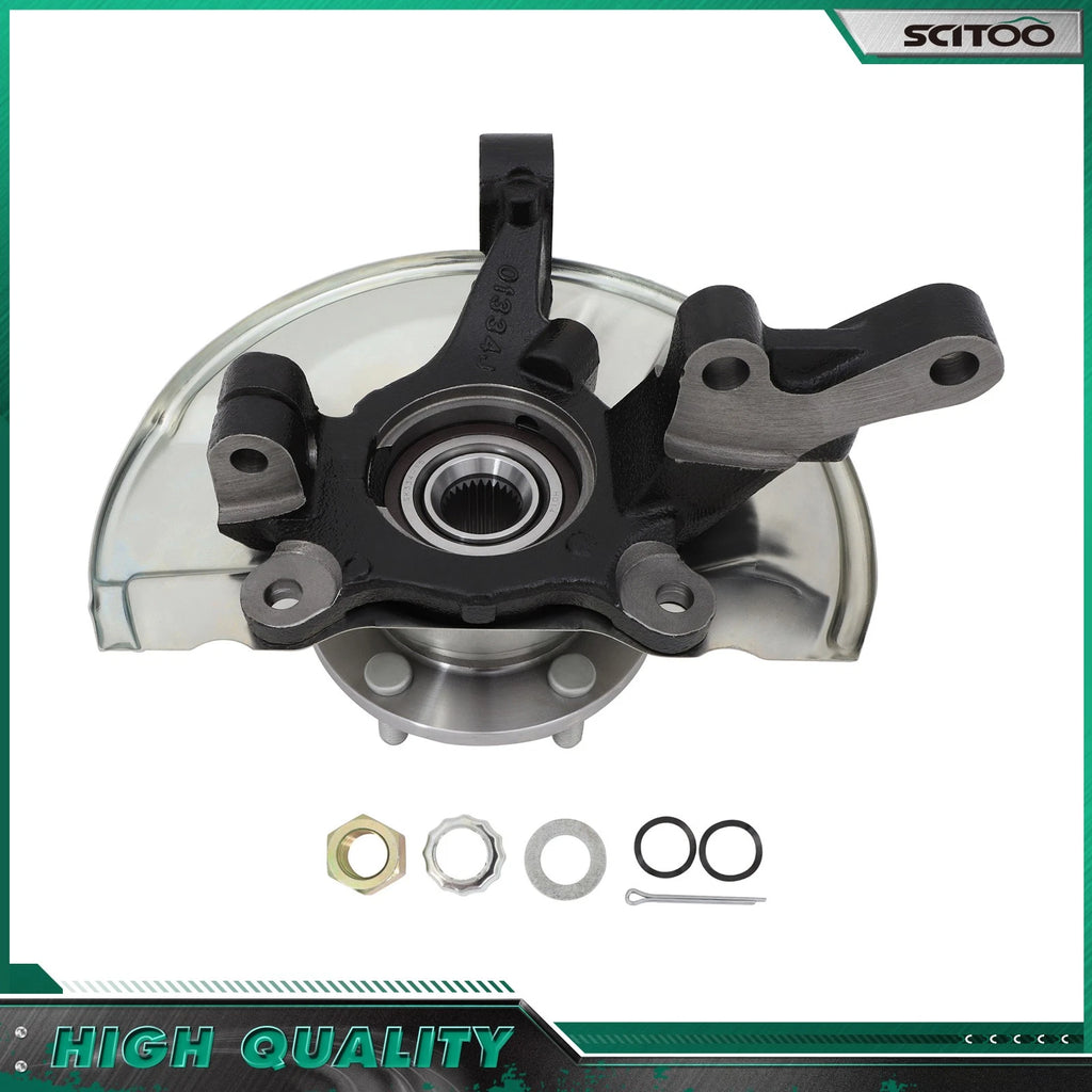 Front Left Steering Knuckle + Wheel Hub Bearing for Jeep Patriot Compass (2007–2017)