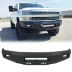 Set of 2 Steel Powder-Coated Bumpers for Ford F250 F350 (2008–2010)