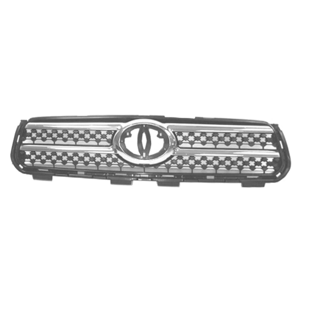 Replacement Black Chrome Plastic Front Grille for Ford Ranger (2011–2018)