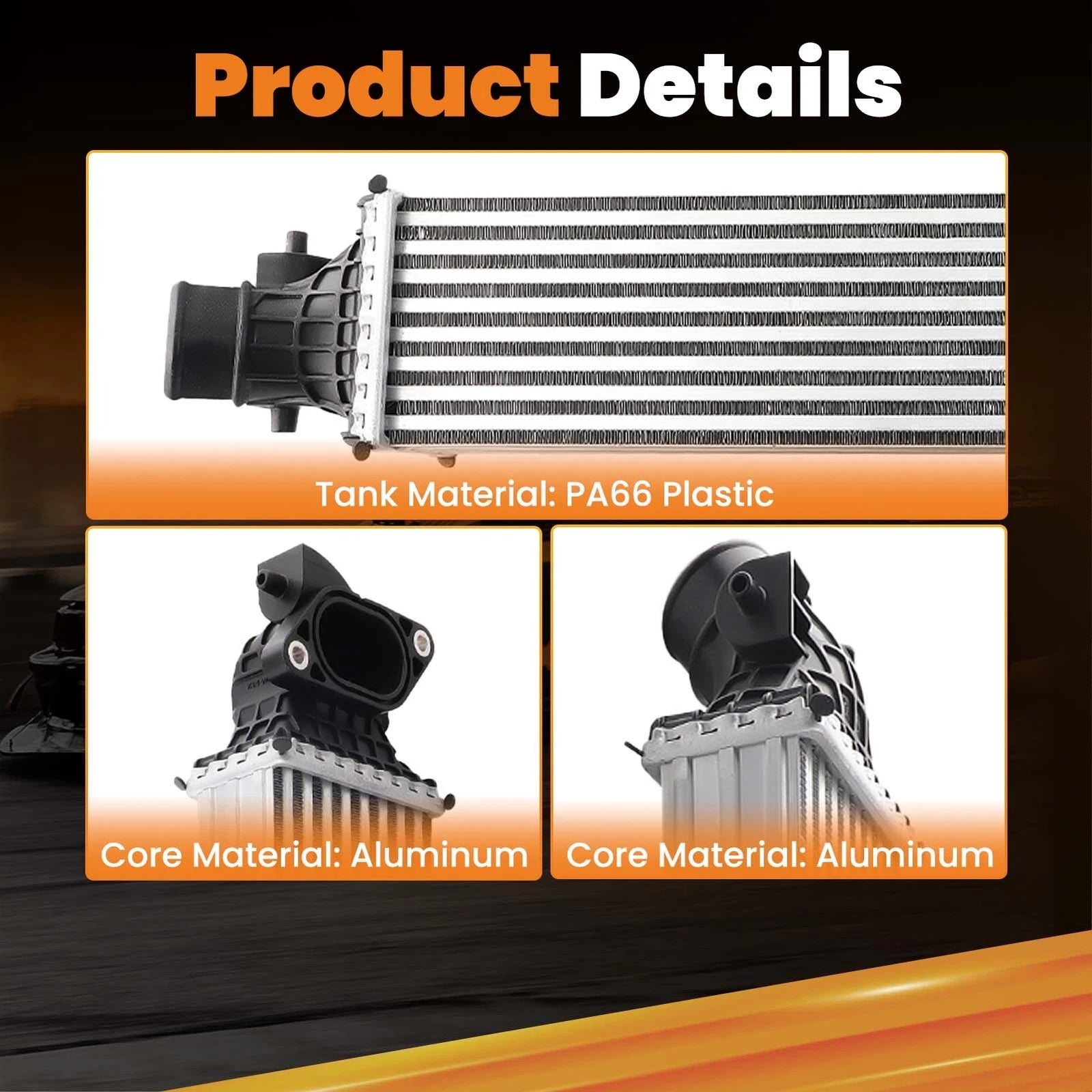 Intercooler for Honda Accord (2018–2022) L4 1.5L Turbo