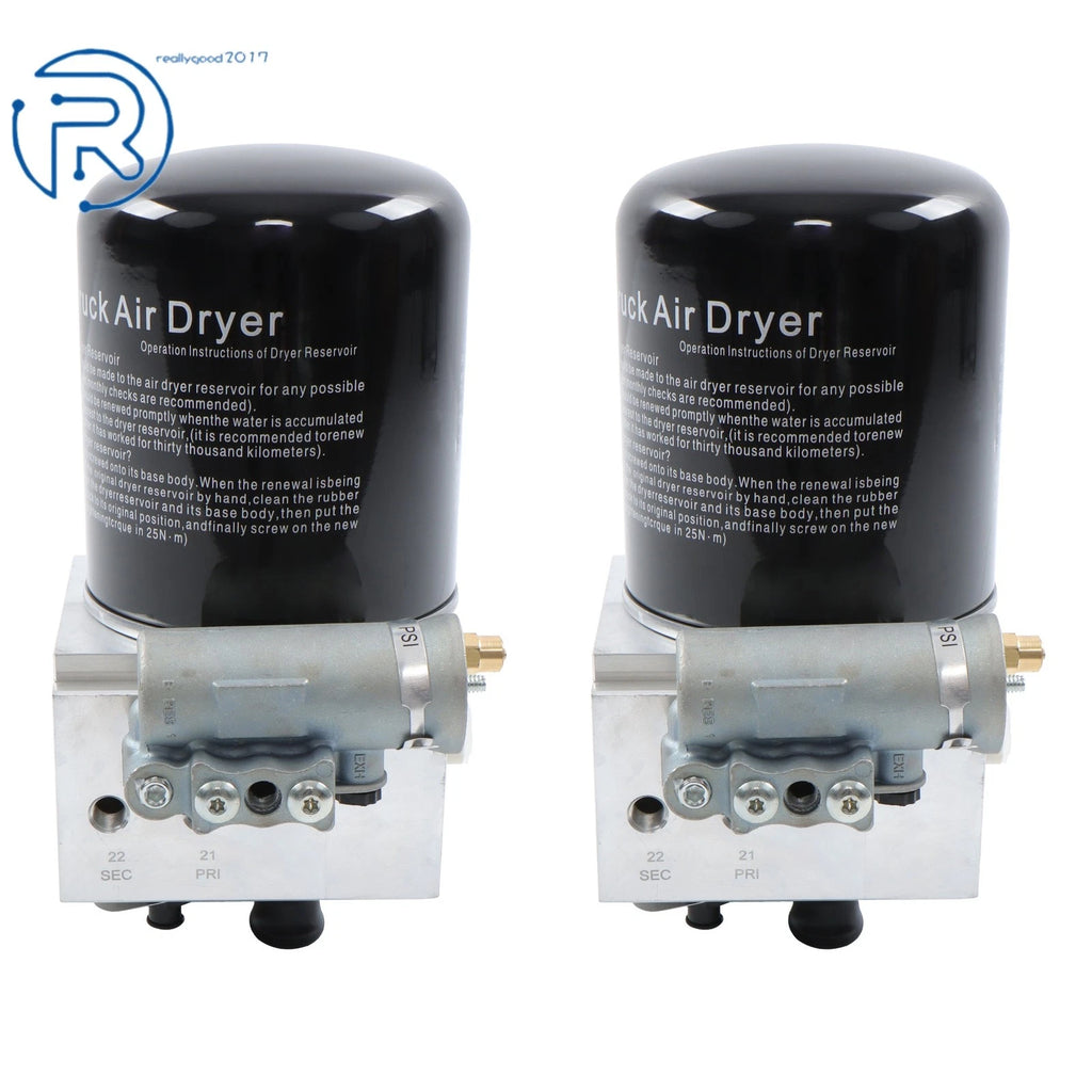 Set of 2 Air Dryers for Freightliner BWK049086 (Year Range Not Specified)