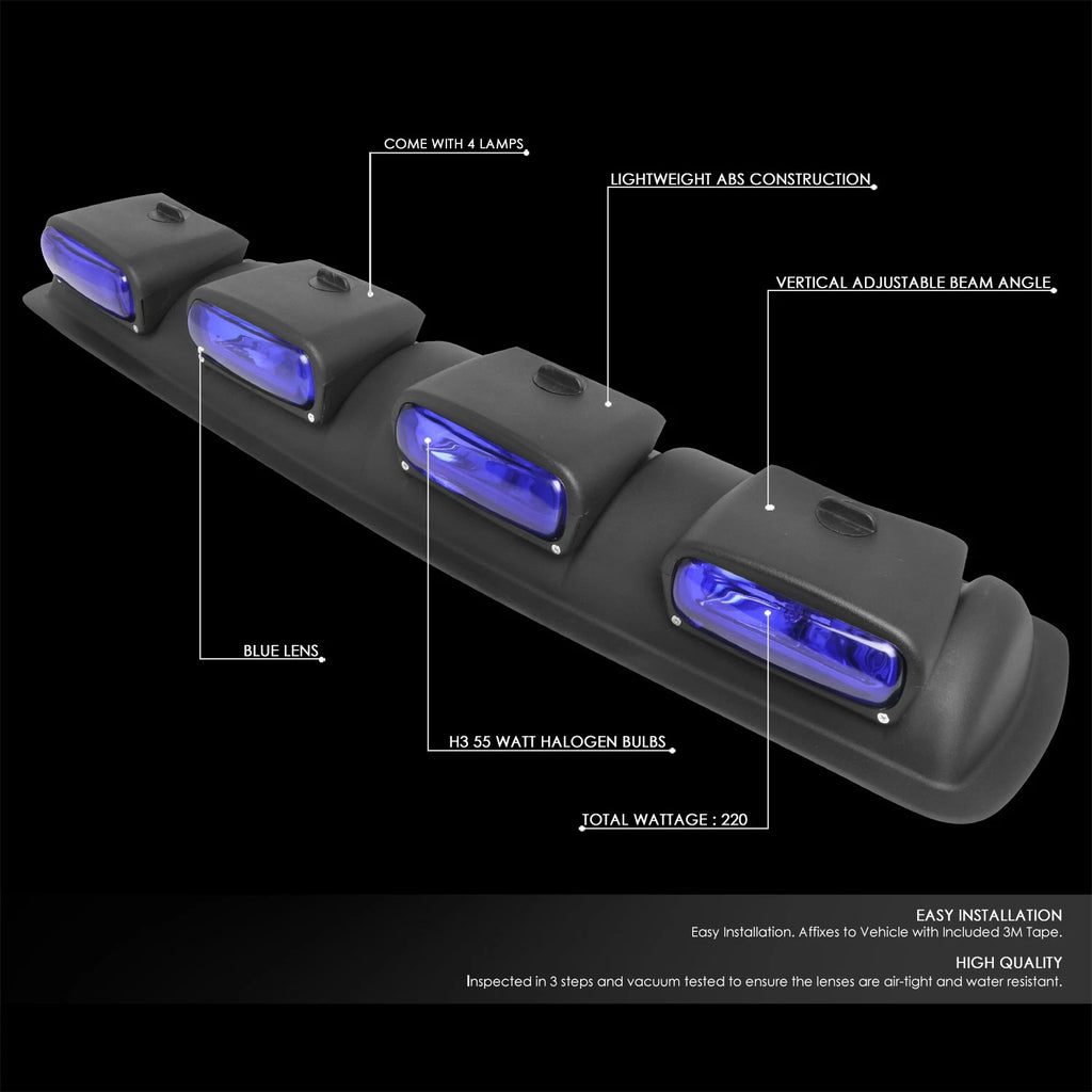4X Off-Road Roof Mounted Fog Lights for Universal Vehicles (LED)