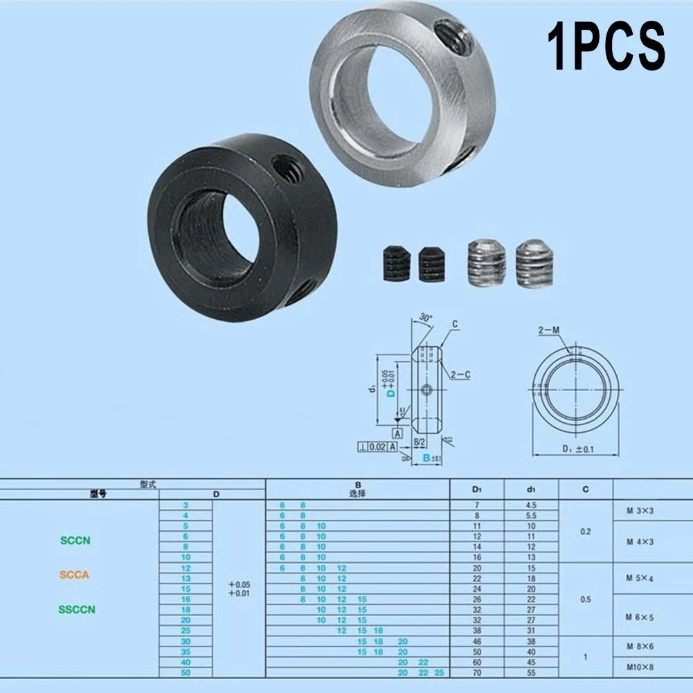 Clamp Collars for Metric Shaft 15mm-40mm Bore (1 Pcs)