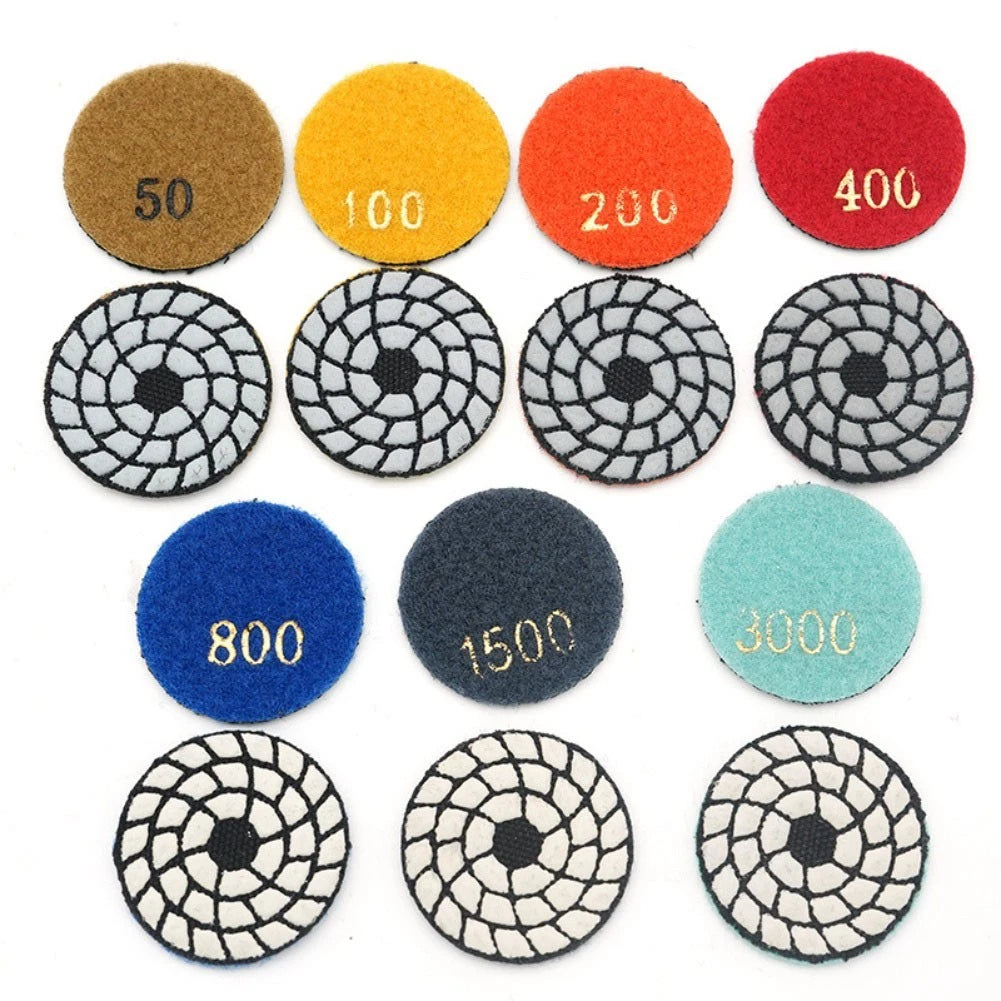 2 Inch Dry Polishing Pad for Granite Marble Sanding Disc (503000 Grit)