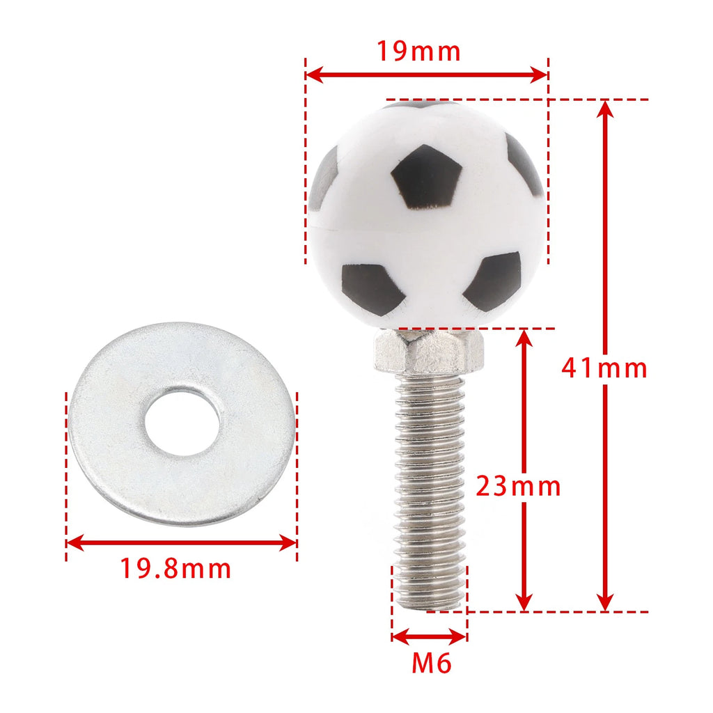 2X Motorcycle License Plate Bolt On Frame Nut for