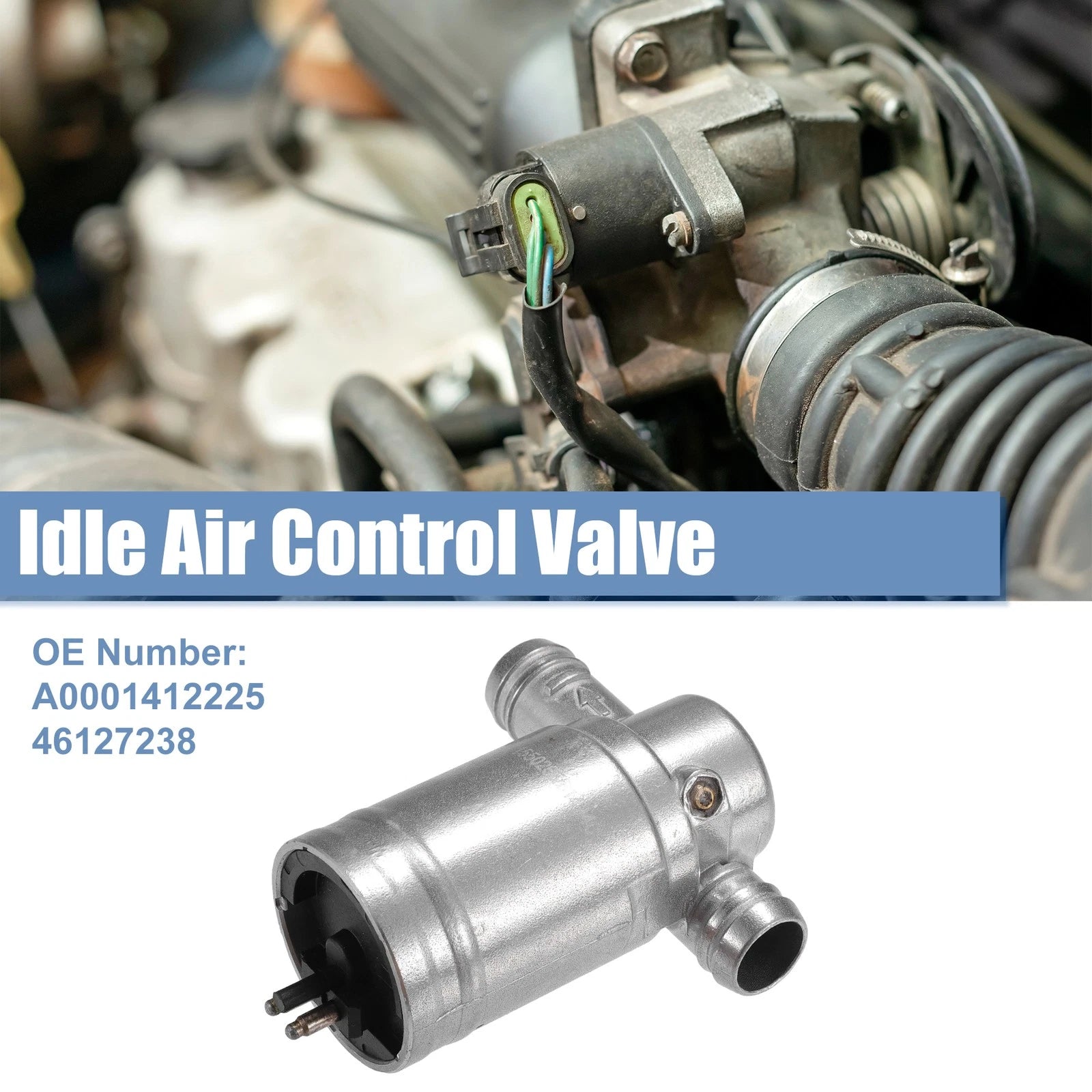 Idle Air Control Valve No.A0001412225/46127238 for Mercedes-Benz 190E (1982–1993)