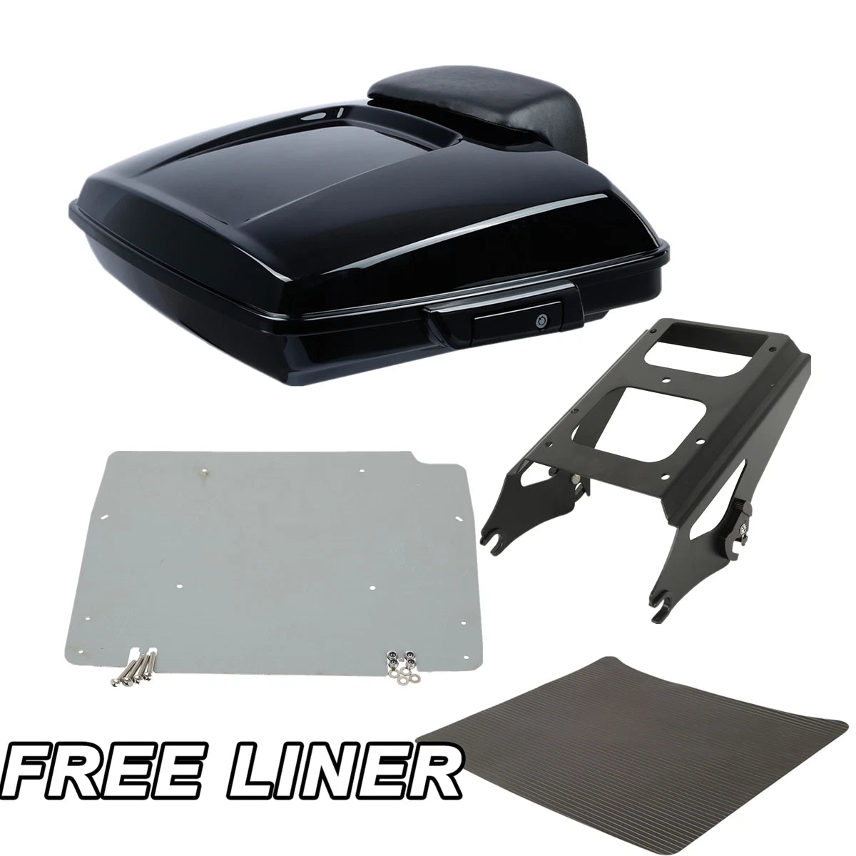 Razor Trunk Pad Mount Rack Base Plate for Harley Electra Road Glide (2009–2013)