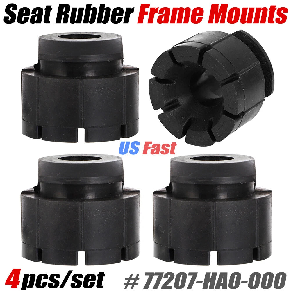 Set of 4 Rubber Frame Mounts Cushions for Honda ATC200, ATC250R, ATC350X, TRX200