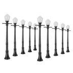 10 PCS LCX04 Lamp Post Lights for Model Railway (12V)