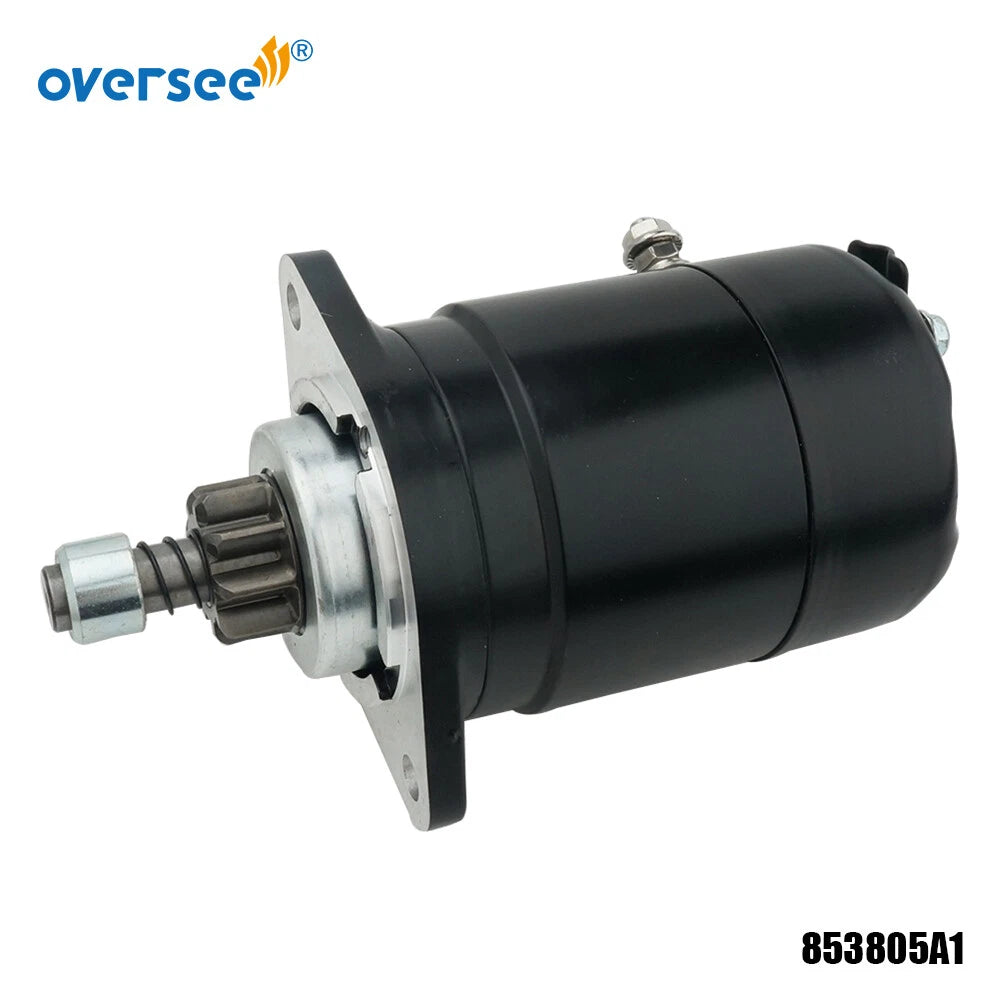Starter Motor 853805A1 for Mercury 25hp – 30hp Outboard (1990–2023)