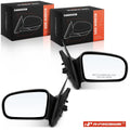 Pair Manual Adjust Mirrors for Pontiac Sunfire, Chevy Cavalier (1995–2005)