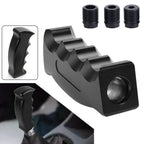 Aluminum Slotted Pistol Grip Shift Knob for Manual MT Gear Stick