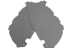 Door Panel Insert Cards for Chevrolet Camaro (2010–2015) Gray Leather Synthetic