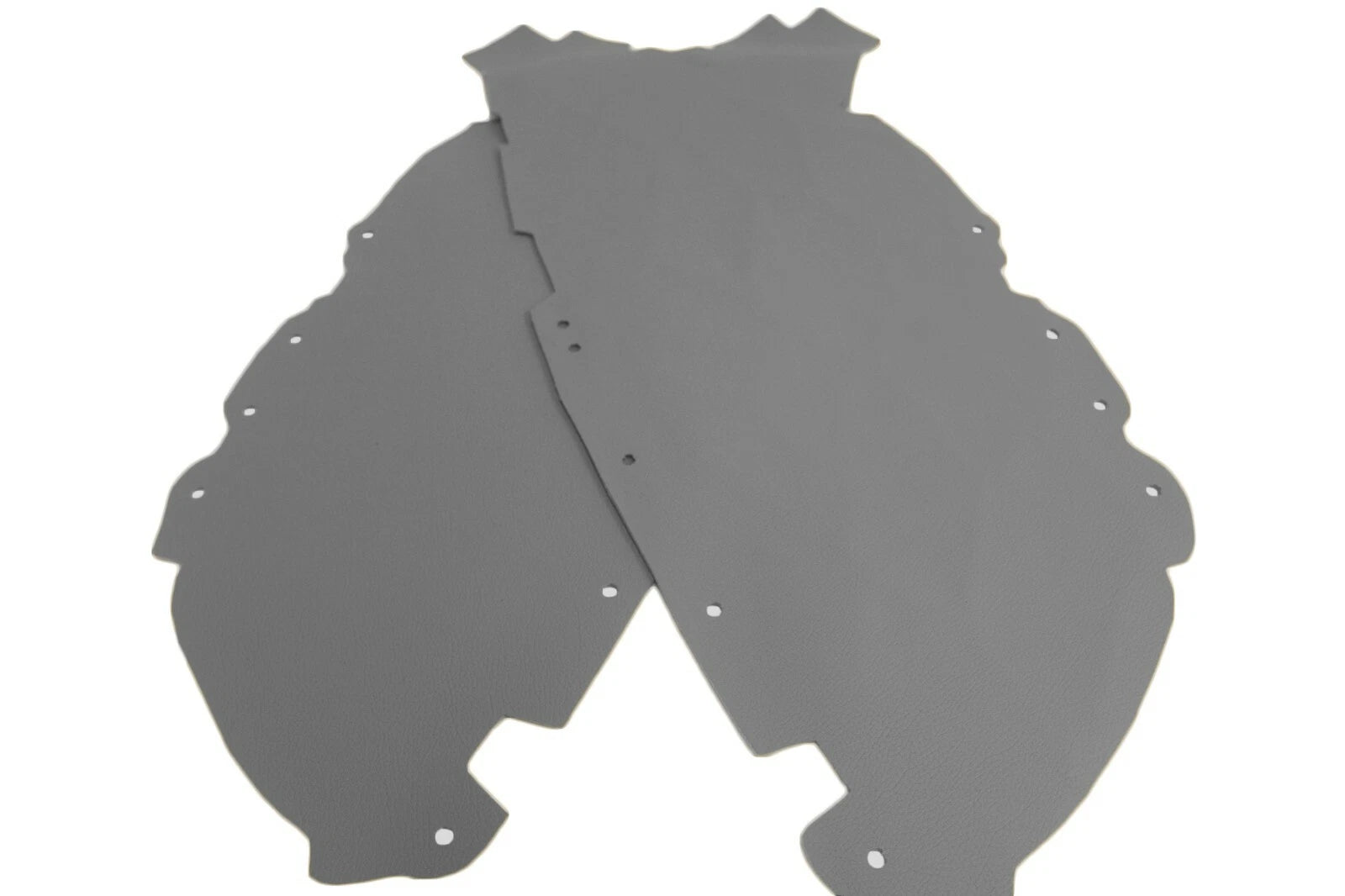 Door Panel Insert Cards for Chevrolet Camaro (2010–2015) Gray Leather Synthetic