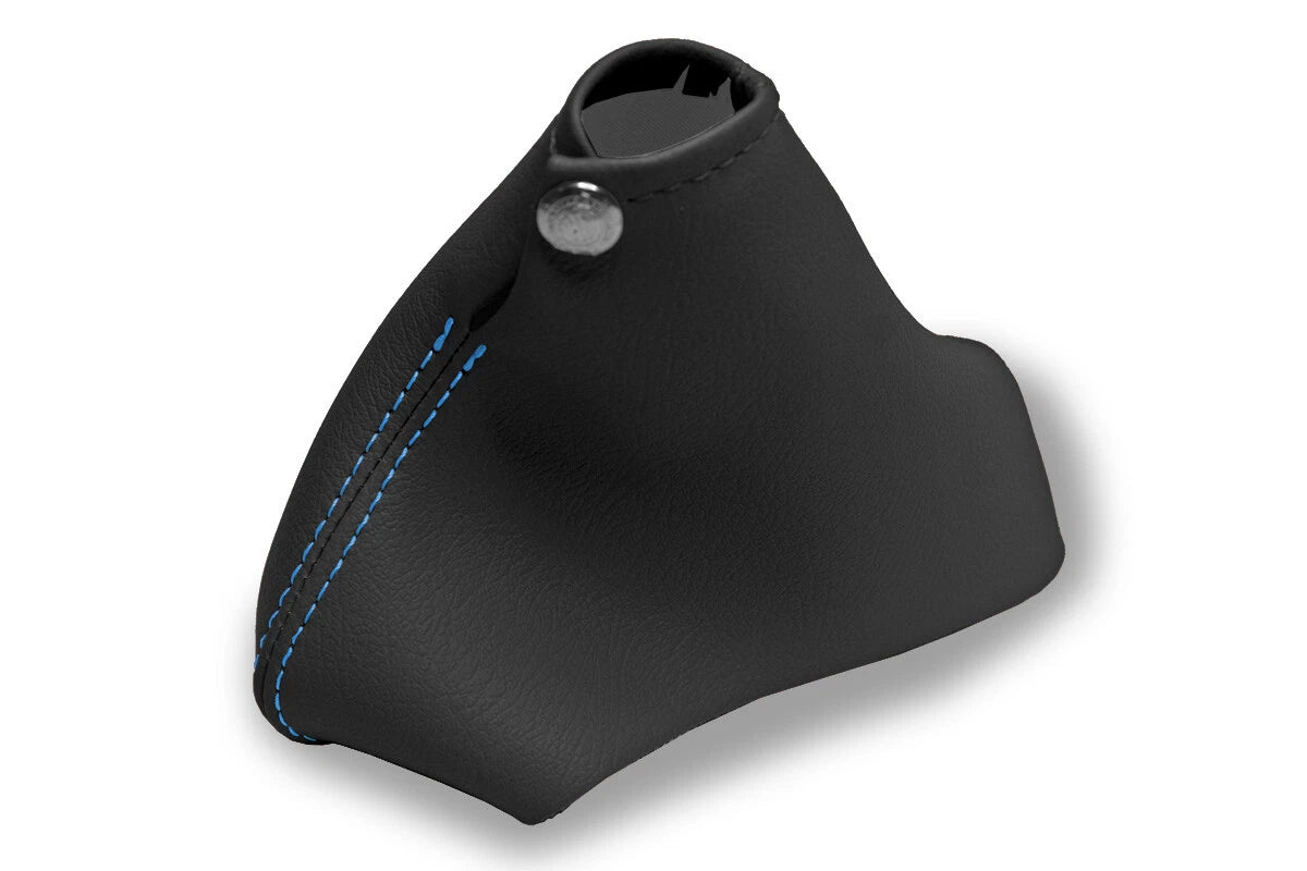 Leather Manual Shift Boot Cover for Chevrolet Cavalier (2000–2005) Blue Stitch