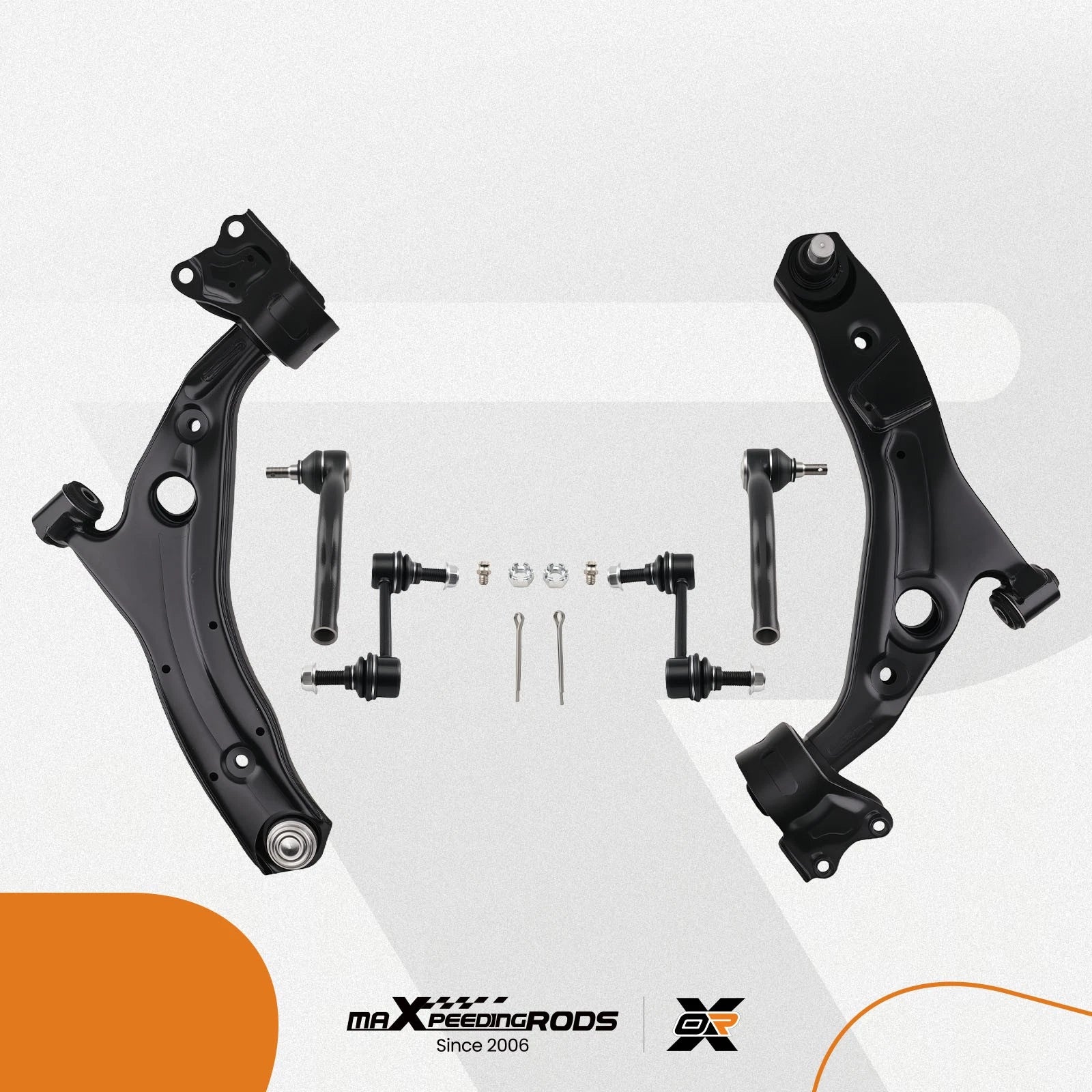 Set of 6 Front Lower Control Arm Stabilizer Bar Links for Ford Edge Lincoln MKX (2007–2014)