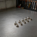 10PCS Metal Pipe Clamps for Fuel Hose 8-12mm