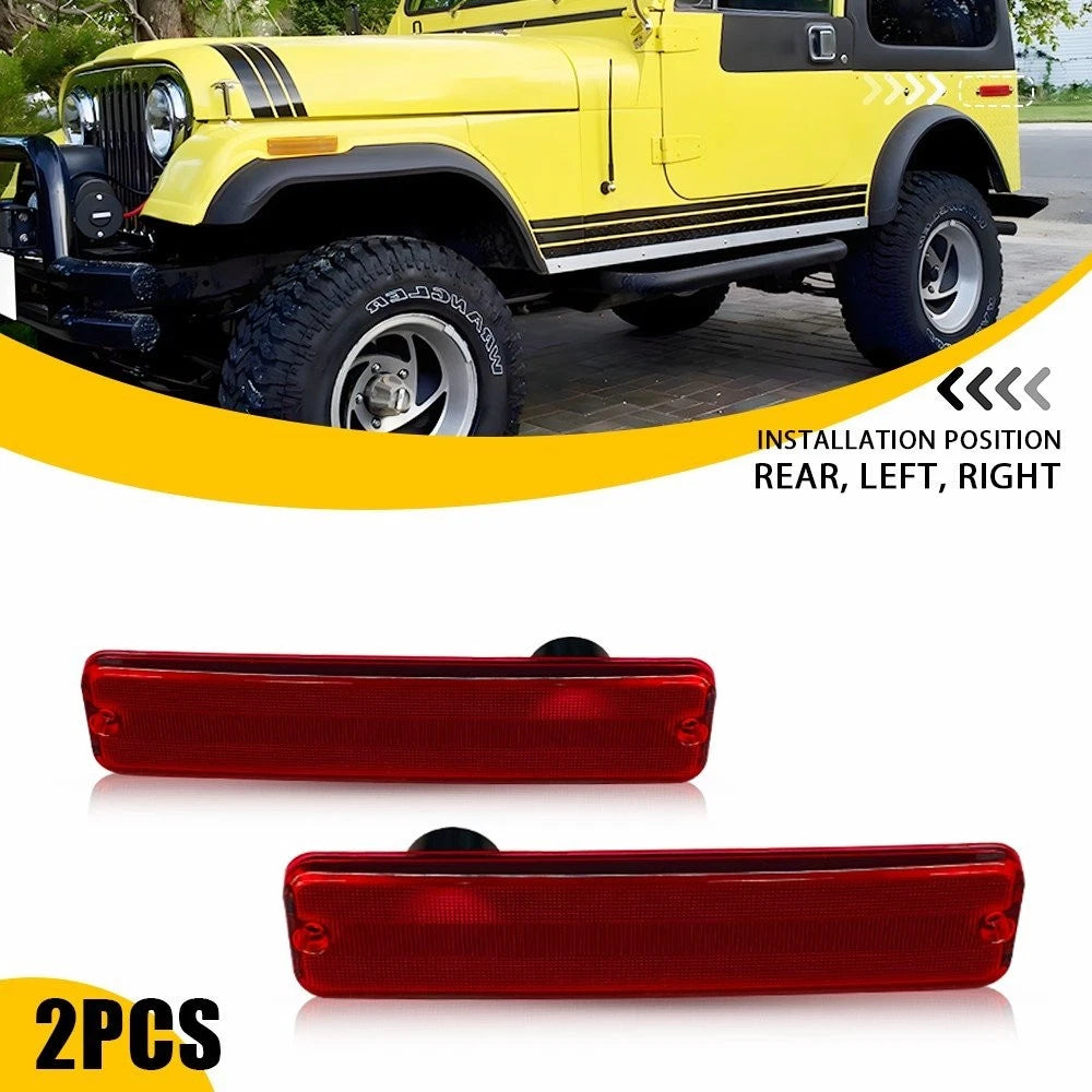 Rear Red Lens Side Marker Light for Jeep Cherokee Grand Wagoneer J10 (1972–1991)
