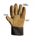 Cowhide Welding Gloves for MIG TIG Welding (Flame Retardant, Heat Resistant)