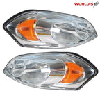 Set of 2 Halogen Headlights for Chevrolet Impala Monte Carlo (2006–2007) Chrome
