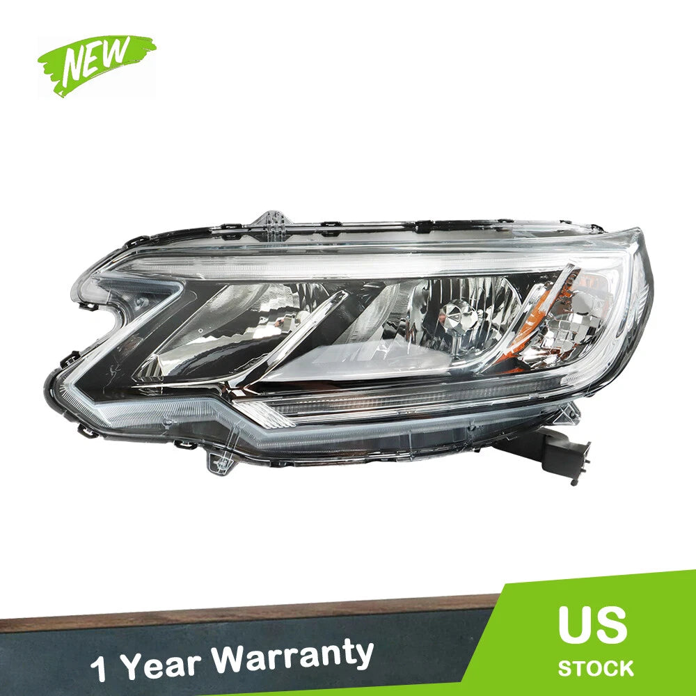 Headlight Halogen with DRL for Honda CR-V (2015–2016) Left Side