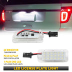 2X LED License Plate Lights for Ford Explorer Escape Expedition Fusion