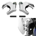 4X Windshield Clamps for Harley Dyna Fat Bob Street Bob (FXDB)