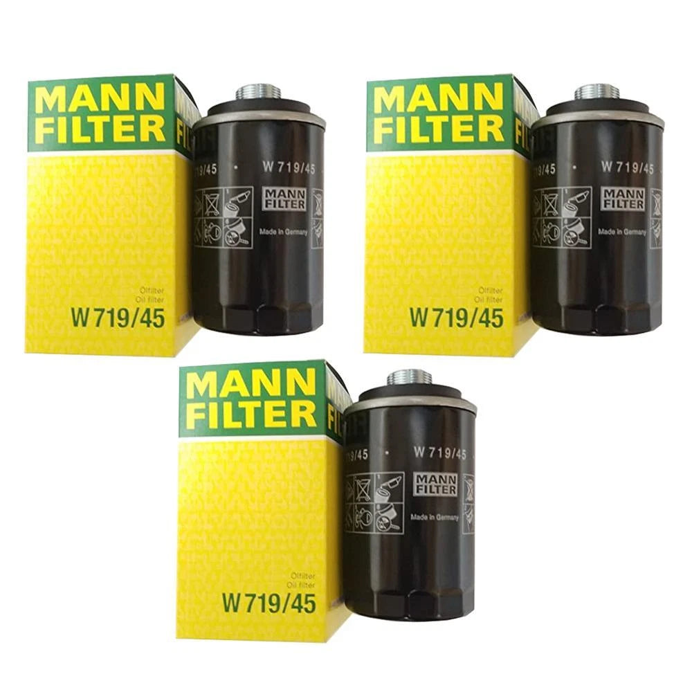 Set of 3 Engine Oil Filters for VW Beetle, Audi TT, A3 (2.0 L4 Turbo)