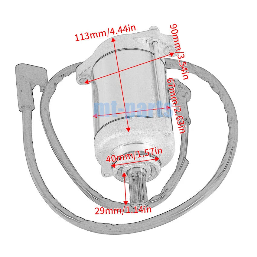 Starter for Stels ATV Leopard 500 600 650 700H (LU070948, 370800-102-0000)