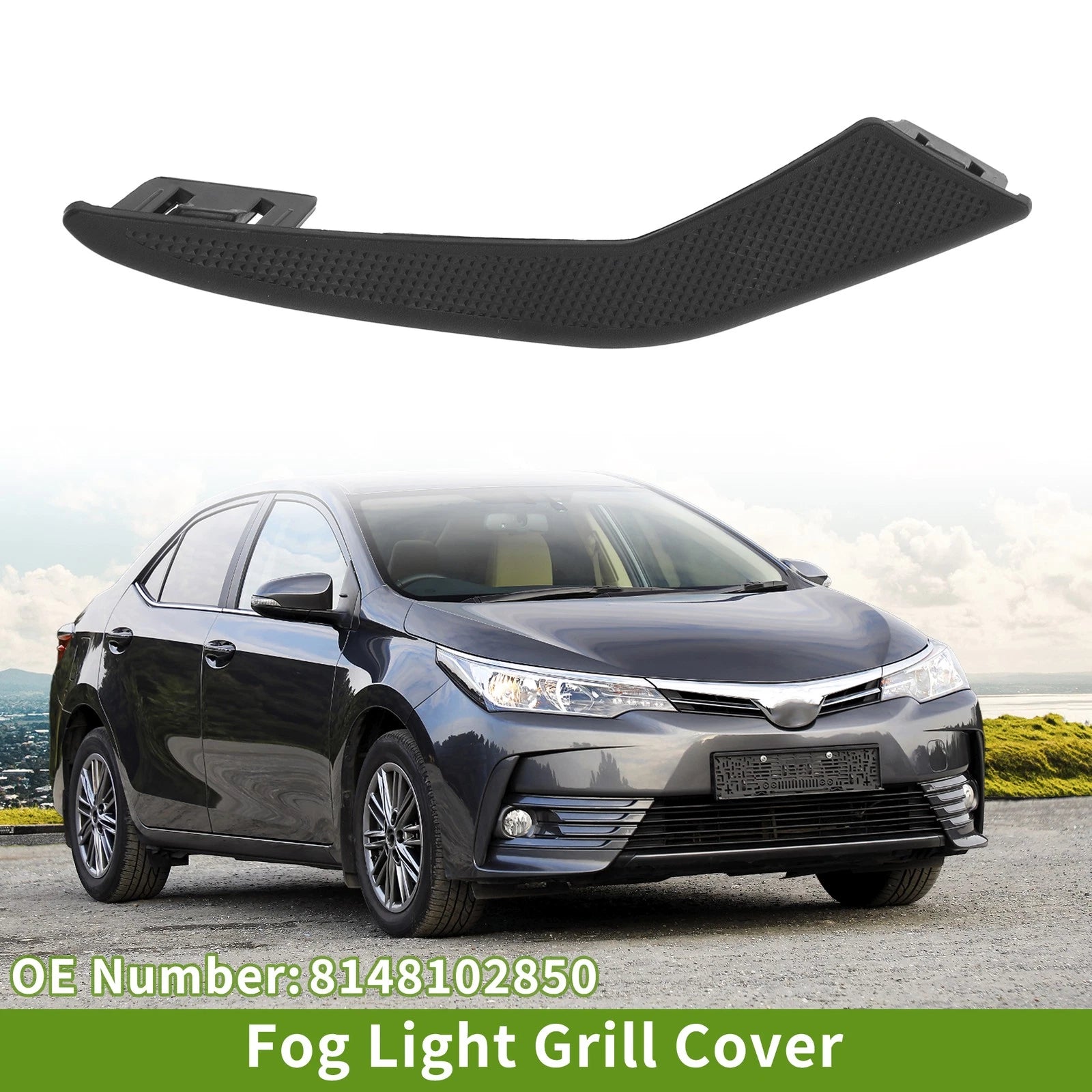 1 Pc Fog Light Grill for Toyota Corolla (2019–2021) No. 8148102850