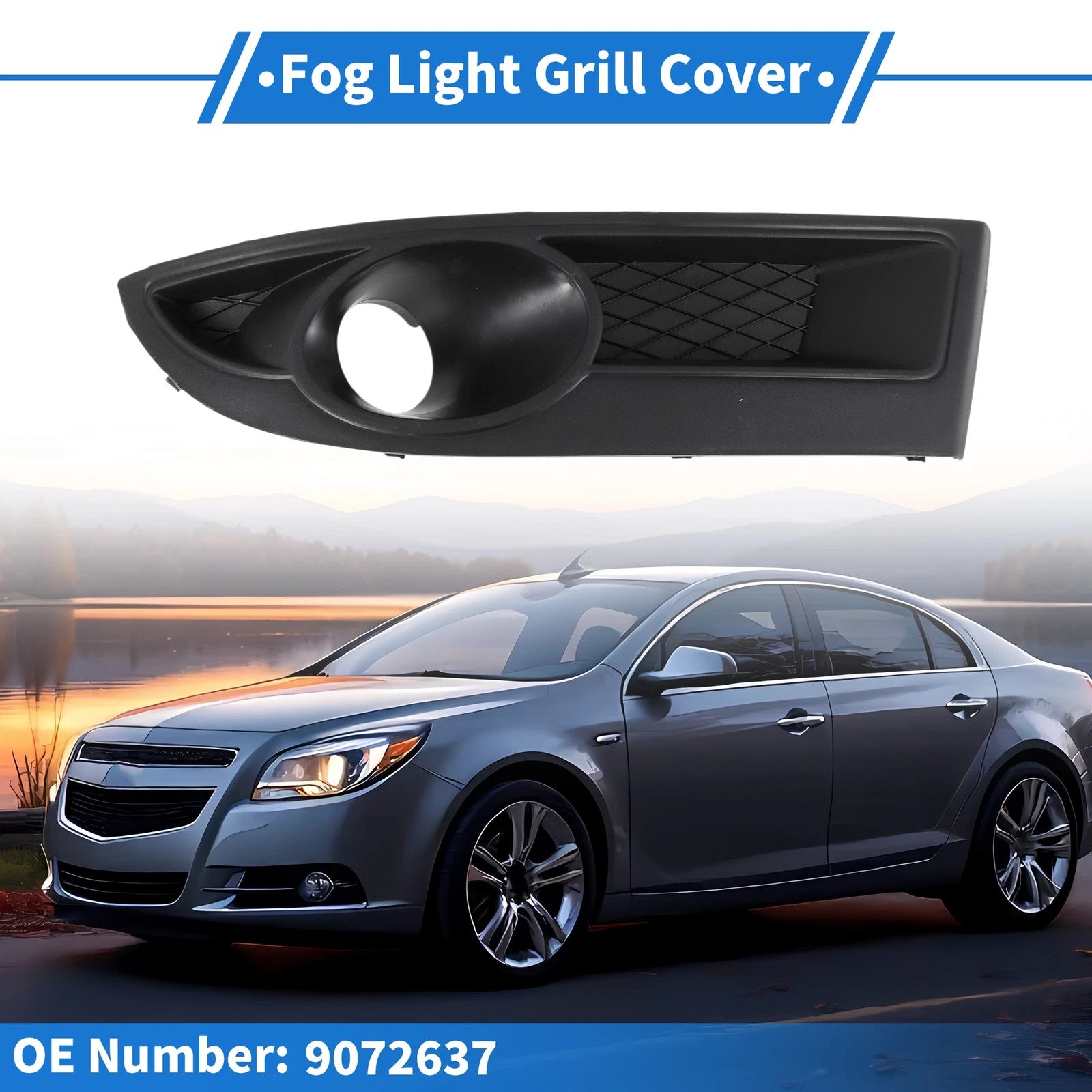 1 Pc Fog Light Grill for Chevrolet Epica (2007–2009) No. 9027808