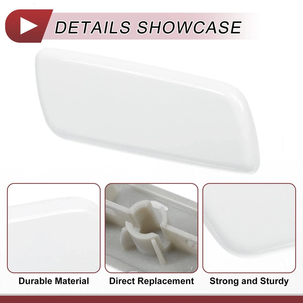 Front Right Washer Nozzle Cover for Lexus RX350 (2010-2013) - White 1 x Cap