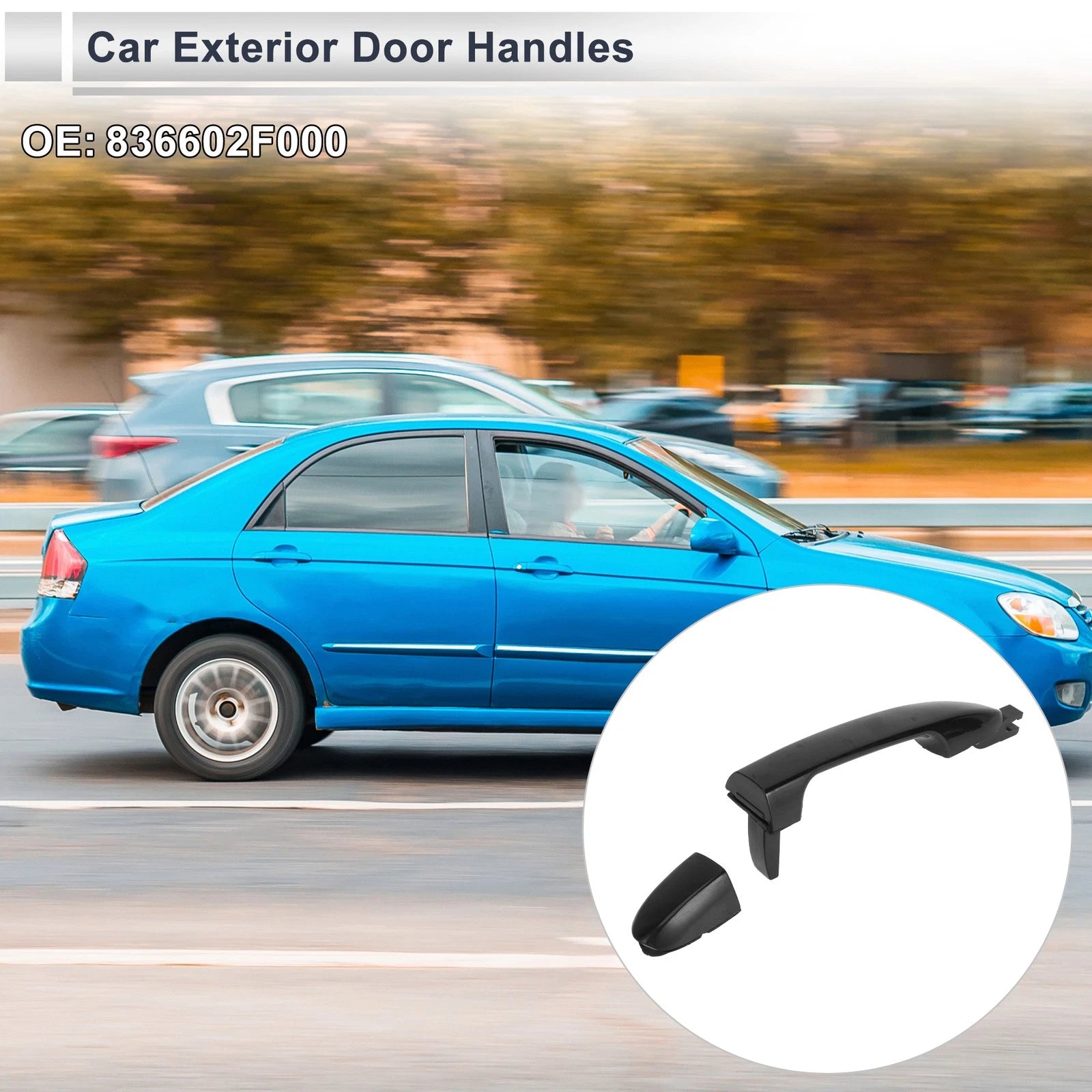Rear Right Door Handle for Kia Spectra Cerato (2005–2015) No. 836602F000